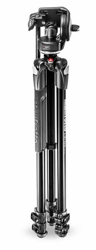 290 Xtra Alu QPL Stativ mit Fluid-Kopf, 3 Segmente