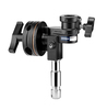 Avenger Jumbo-Griffkopf 4,5 ", Schwarz mit Stud & Receiver