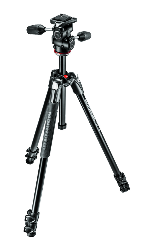 290 Xtra Alu Stativ QPL mit 3-Wege-Neiger, 3 Segmente