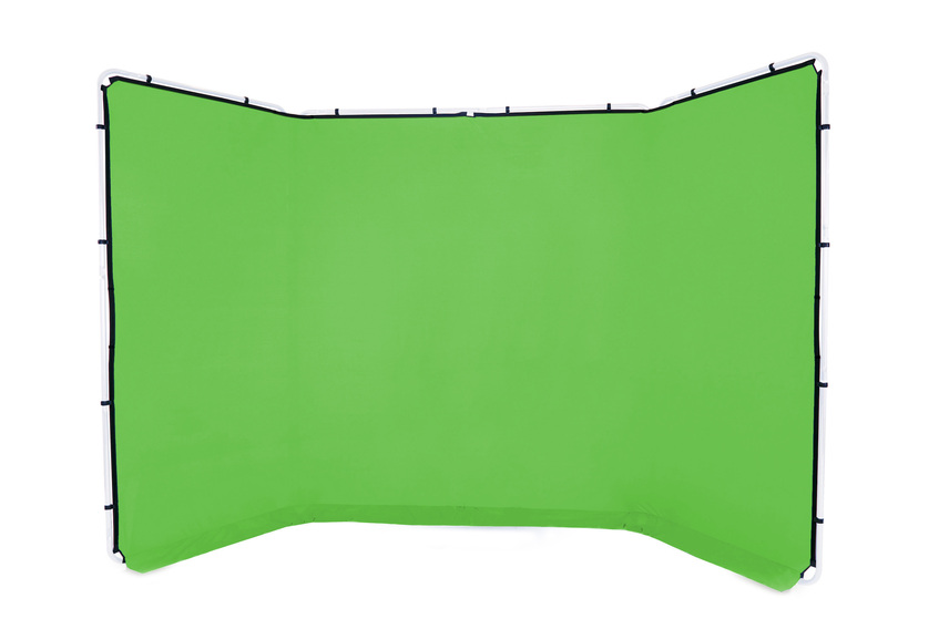Panorama Hintergrund Überzug 4m Chromakey Grün