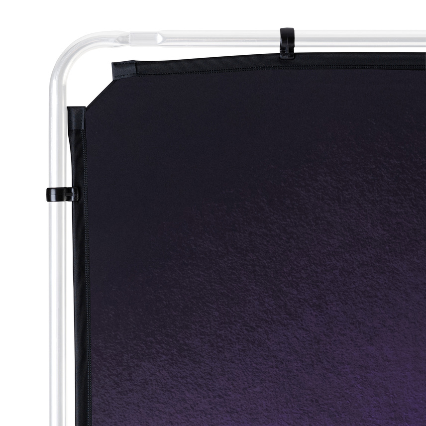 EzyFrame Vintage Hintergrundbespannung, 2 x 2,3 m, Aubergine
