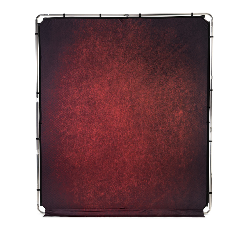EzyFrame Vintage Hintergrund, 2 x 2,3 m, Crimson