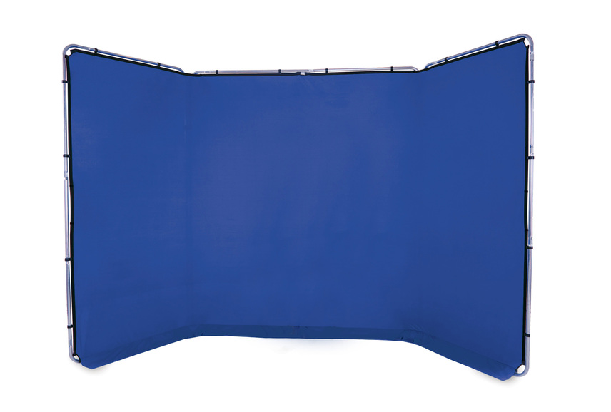 Panorama Hintergrund 4m Chromakey Blau