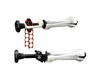 Expan Set Hintergrund Halterung + Metallkette, rot