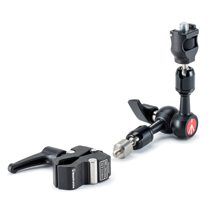 Foto-Arm mit variabler Friktion und Verdrehschutz-Adapter