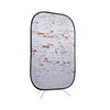 Urban Collapsible 1,5x2,1m Clasc Red/Distressed White Brick