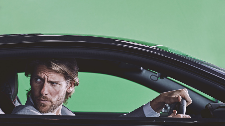 Chromakey Falthintergrund Grün 210x180cm