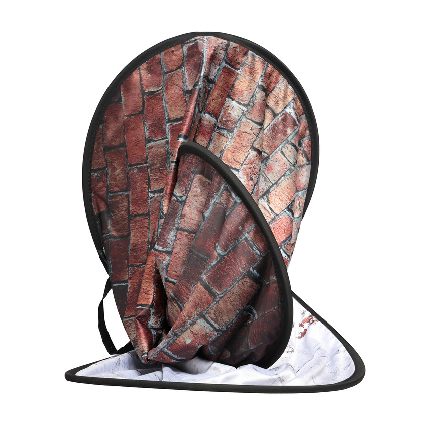 Urban Collapsible 1,5x2,1m Clasc Red/Distressed White Brick