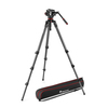 Fluid-Videokopf 504X mit Carbon-Einzelrohrstativ 536 CF