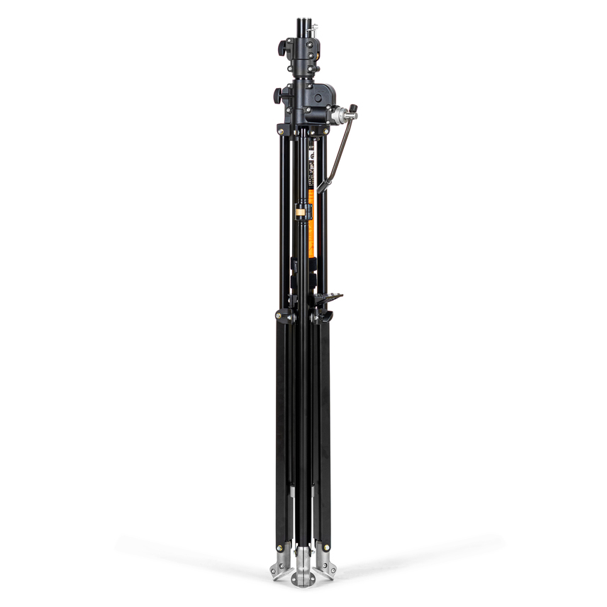 Super Wind-Up Lampenstativ, schwarz