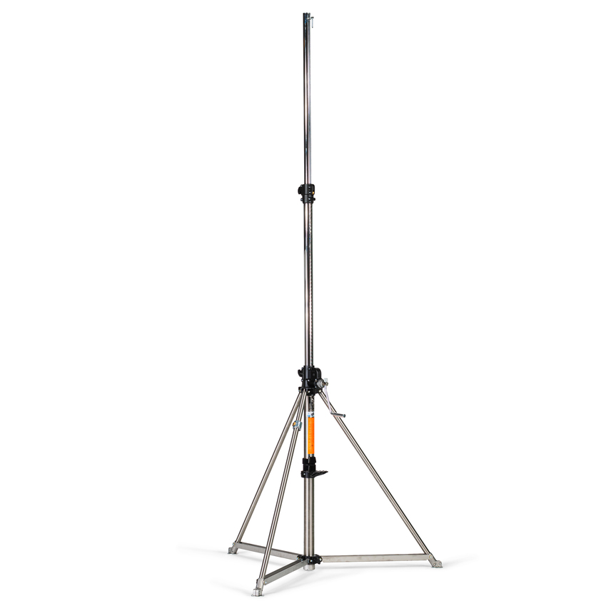 Super Wind-Up Lampenstativ, silber