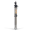 Super Wind-Up Lampenstativ, silber