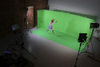 Vinyl Hintergrund / Boden 2.75m x 6m Chromakey Grün