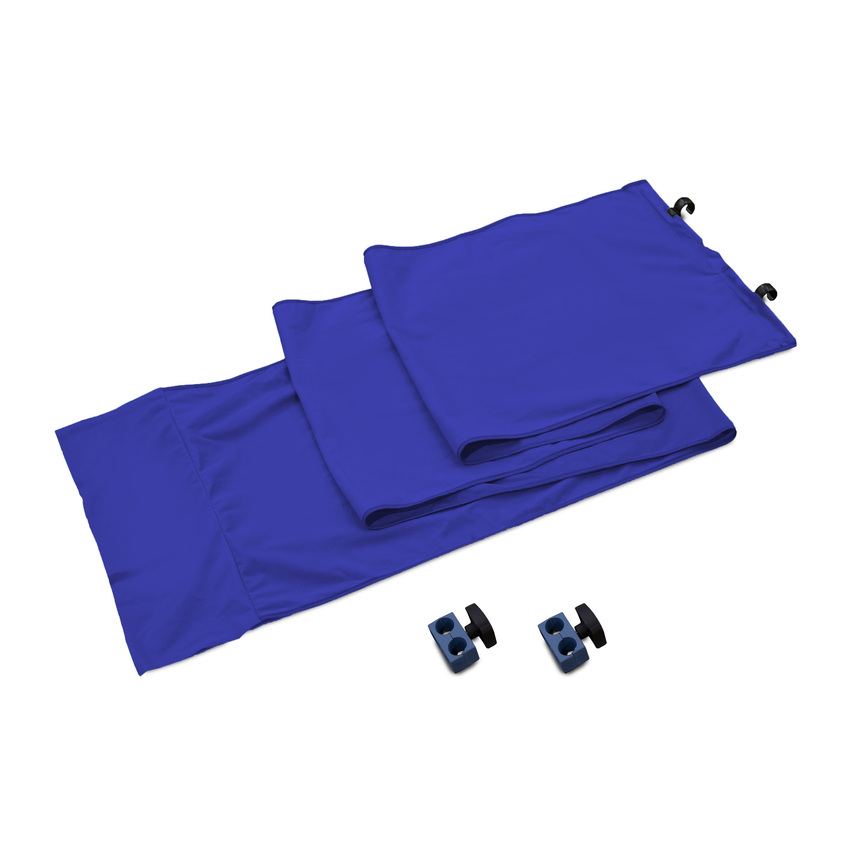 Verbindungs-Kit für Panoramic Hintergrund, 2,3 m, Bluescreen