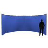 Verbindungs-Kit für Panoramic Hintergrund, 2,3 m, Bluescreen