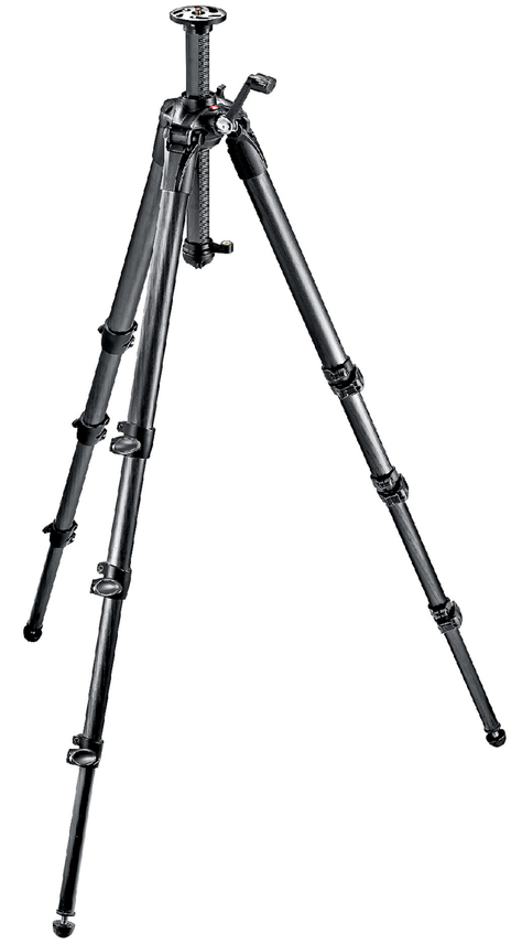057 Carbon Stativ mit Kurbelsäule, 4 Segmente