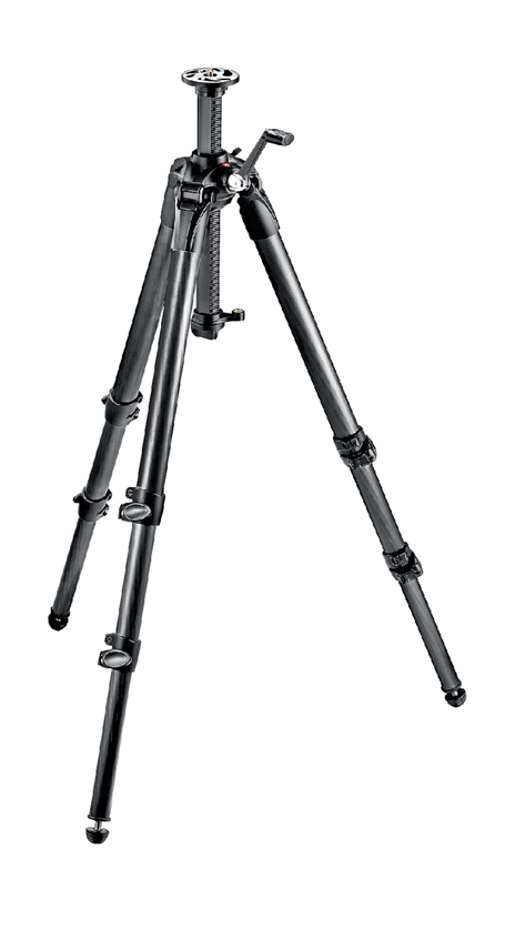 057 Carbon Stativ mit Kurbelsäule, 3 Segmente