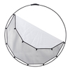 HaloCompact Plus Reflektor, 98 cm (38 Zoll), Silber/Weiß