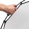 HaloCompact Plus Reflektor, 98 cm (38 Zoll), Silber/Weiß