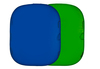 Wendehintergrund 1,5 x 1,8 m Chromakey Blau/Grün