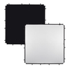 Skylite rapid midi Stoffbezug 1,5x1,5m  Schwarz/Weiss