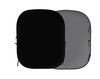 Falthintergrund Doppelseitig Schwarz/Grau 150x180cm