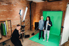 EzyFrame Hintergrund 2 m x 2,3 m Chromakey Grün