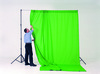 Chromakey Textilhintergrund Grün 300x350cm mit Schlaufe