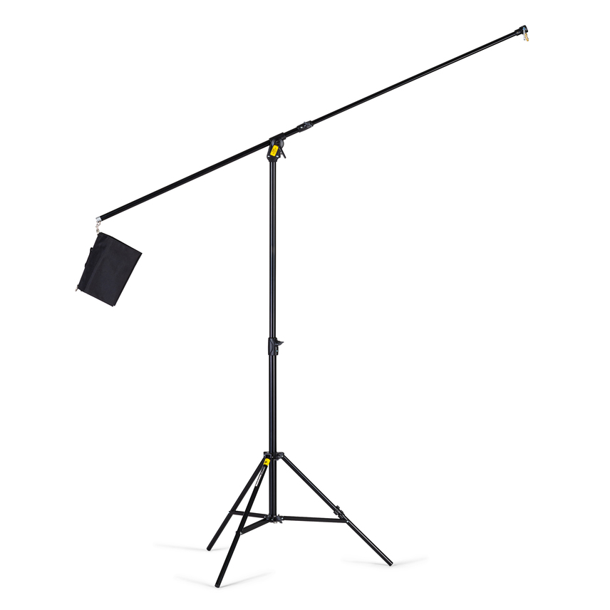 Alu Galgenstativ mit Sandsack, schwarz