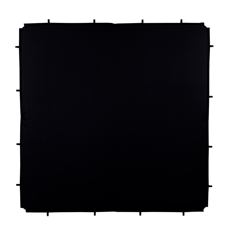 SkyLite Rapid Samt Stoffbezug groß 2 x 2m schwarz