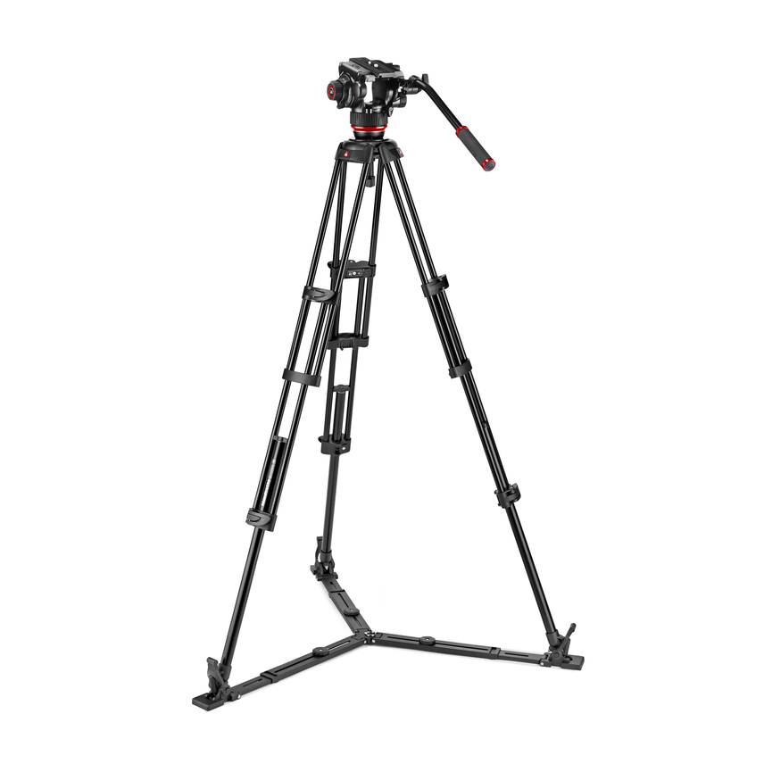 Fluid-Videokopf 504X mit Alu-Doppelrohrstativ GS