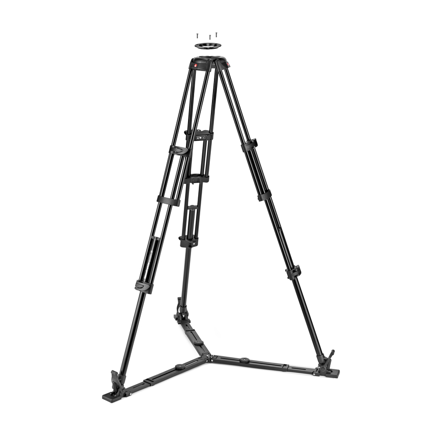 Fluid-Videokopf 504X mit Alu-Doppelrohrstativ GS