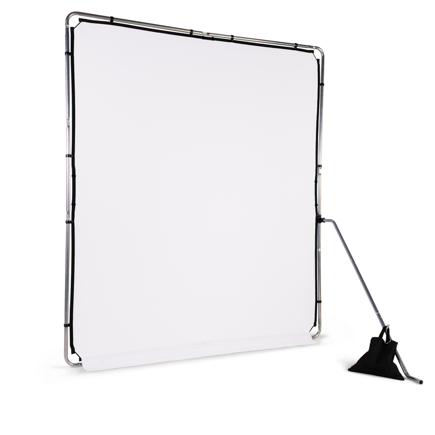EzyFrame Hintergrund 2 m x 2,3 m Weiß