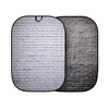 Urban Collapsible 1,5x2,1m Painted White/Industrl Grey Brick