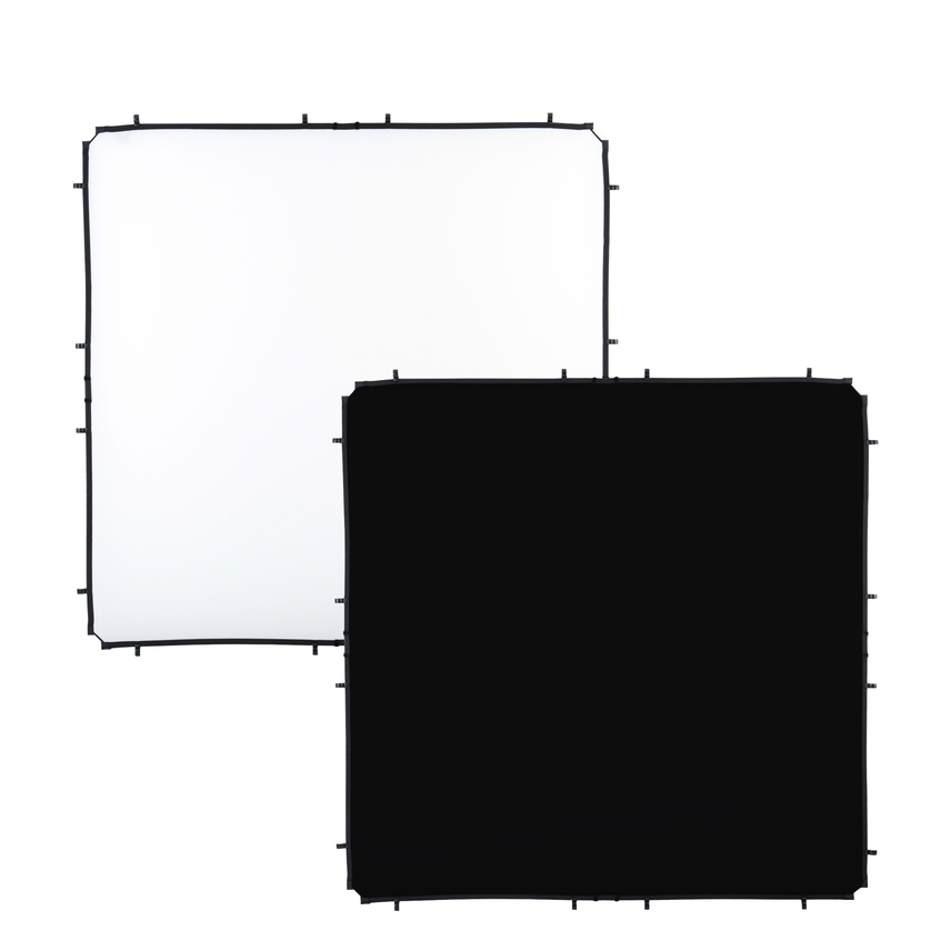 Rapid SkyLite Stoffbezug groß 2 x 2m Schwarz/Weiss