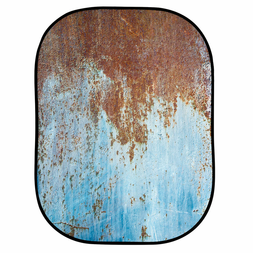 Textilhintergrund Urban (1,5m x 2,1m) Rost/Backstein