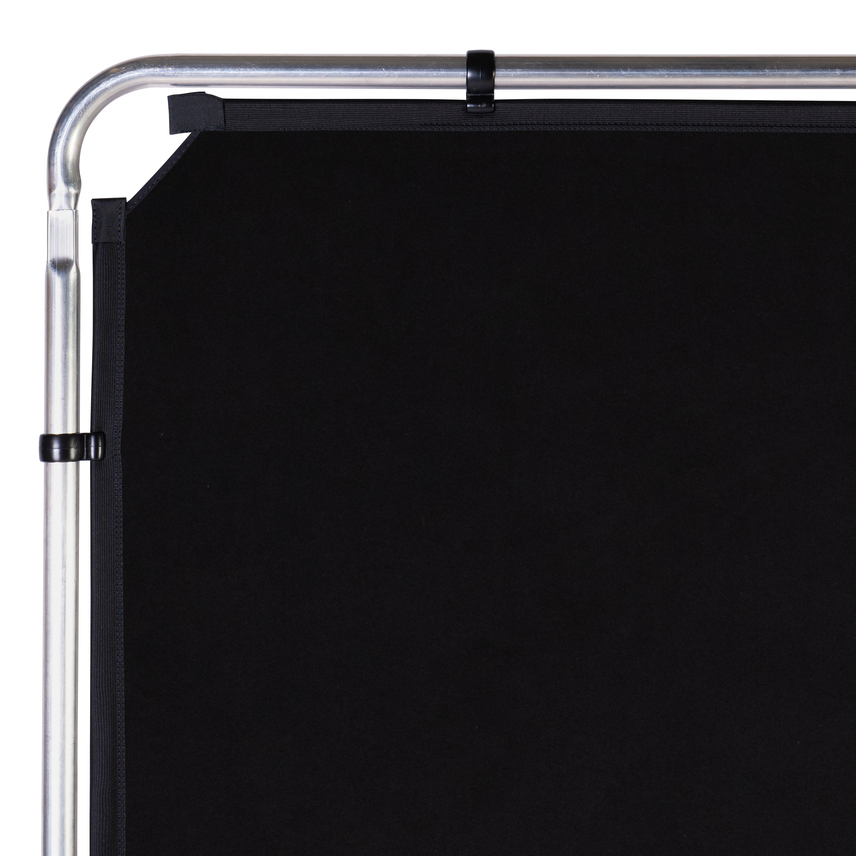 EzyFrame Hintergrund 2 m x 2,3 m Schwarz