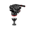 Fluid-Videokopf 504X mit Carbonfaser-Doppelrohrstativ GS