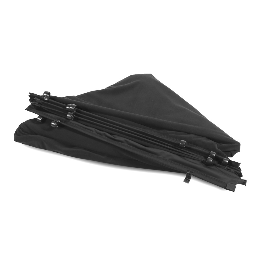 Skylite Rapid Bespannung Extragroß, 3 x 3 m, schwarzer Samt