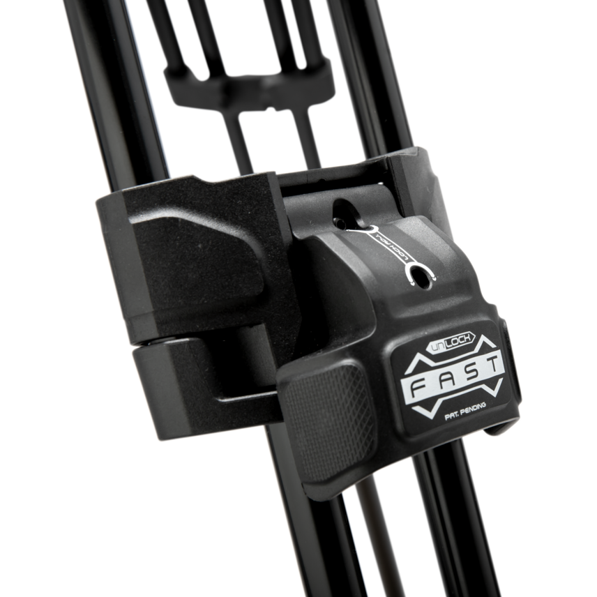Videokopf Manfrotto 509 Pro mit Stativ 645 Fast Twin Alu