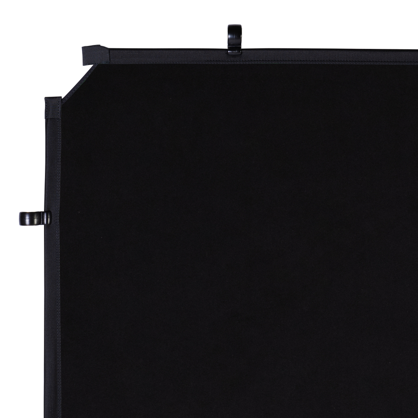 EzyFrame Hintergrund Cover 2 m x 2,3 m Schwarz
