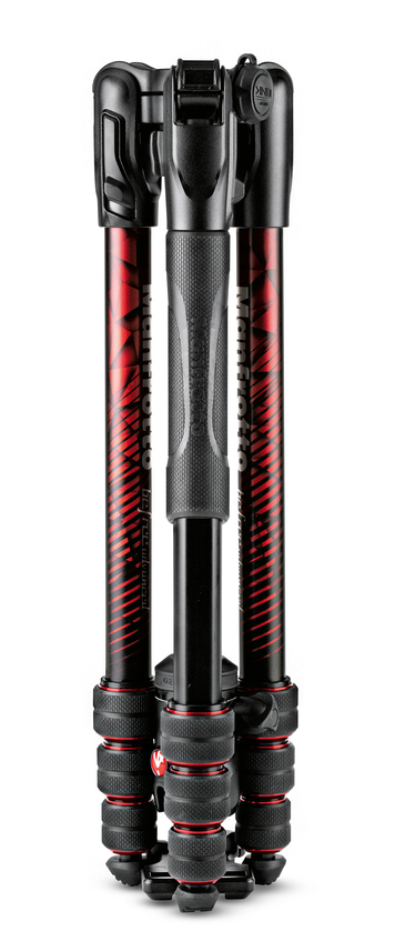 Befree Advanced Alu Reisestativ Twist mit Kugelkopf, rot