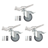 Avenger gebremste Rollen 3er Set (für 20x20mm & 25x25mm) CS