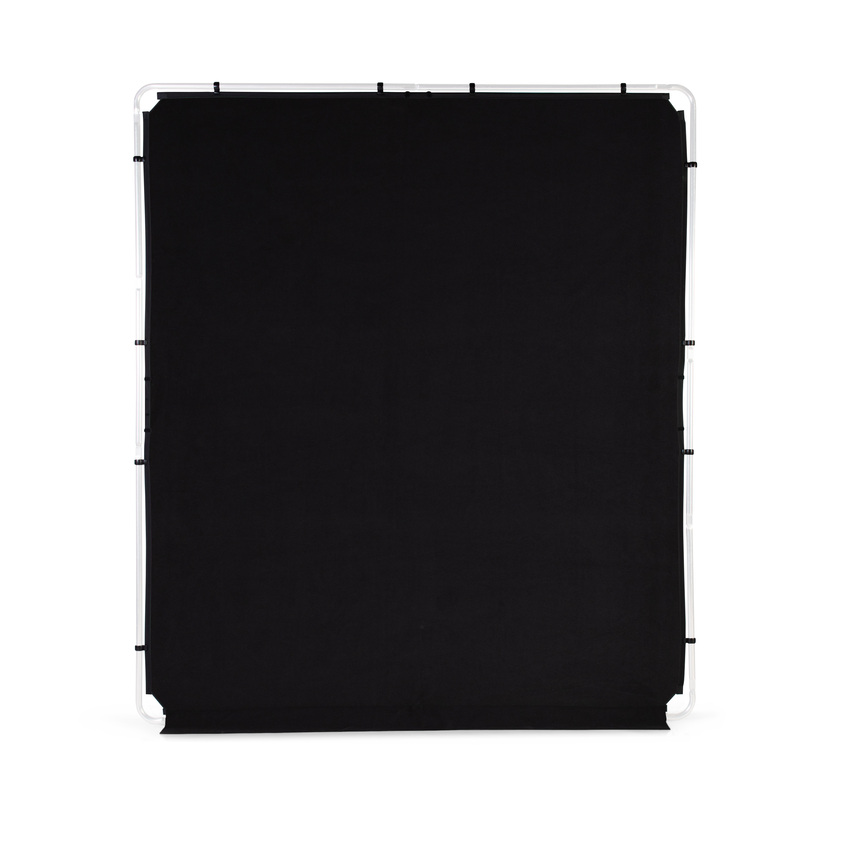 EzyFrame Hintergrund Cover 2 m x 2,3 m Schwarz