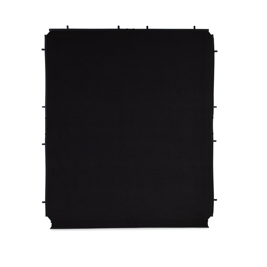 EzyFrame Hintergrund Cover 2 m x 2,3 m Schwarz