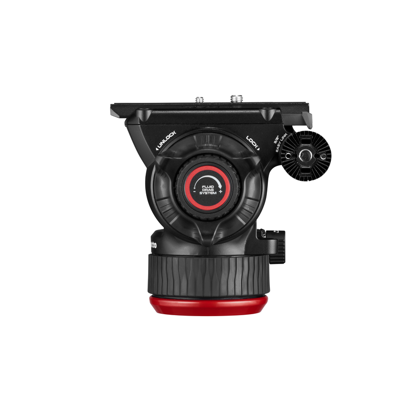 Fluid-Videokopf 504X mit Carbonfaser-Doppelrohrstativ MS